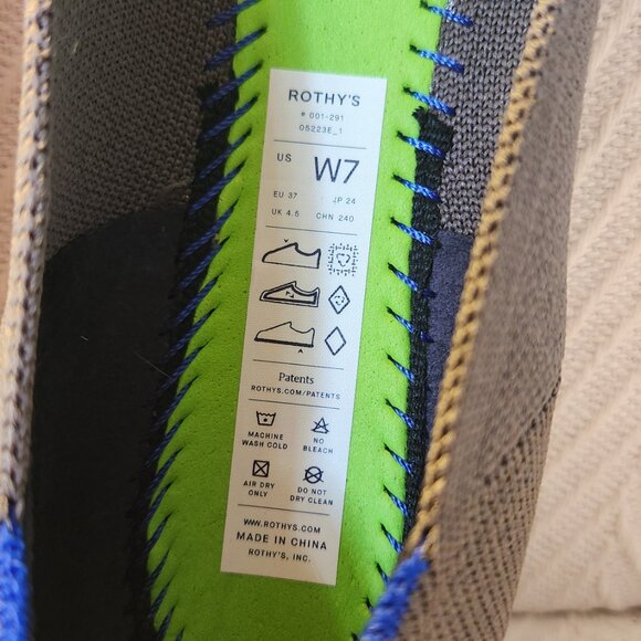 Rothy’s The Flat, Pebble Grey 7 (NIB, RETIRED COLOR) - Picture 4 of 11